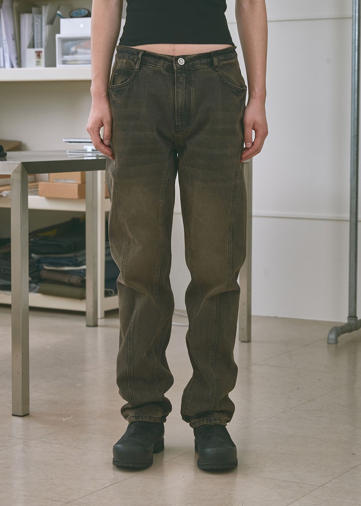 세븐틴엔드(17END) M 006 A ROUND JEANS TBK