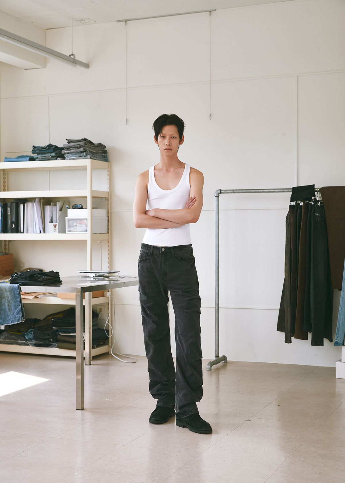 세븐틴엔드(17END) M 008 SIX TUCKS JEANS