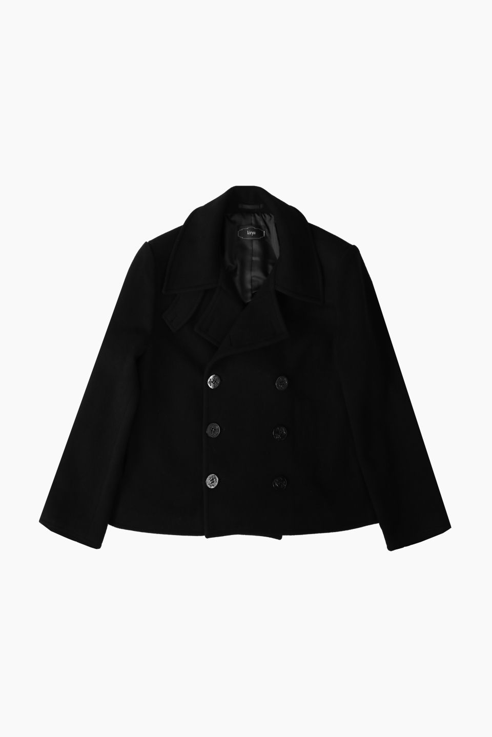 MUSINSA公式 | KIRYU PEA COAT (BLACK)