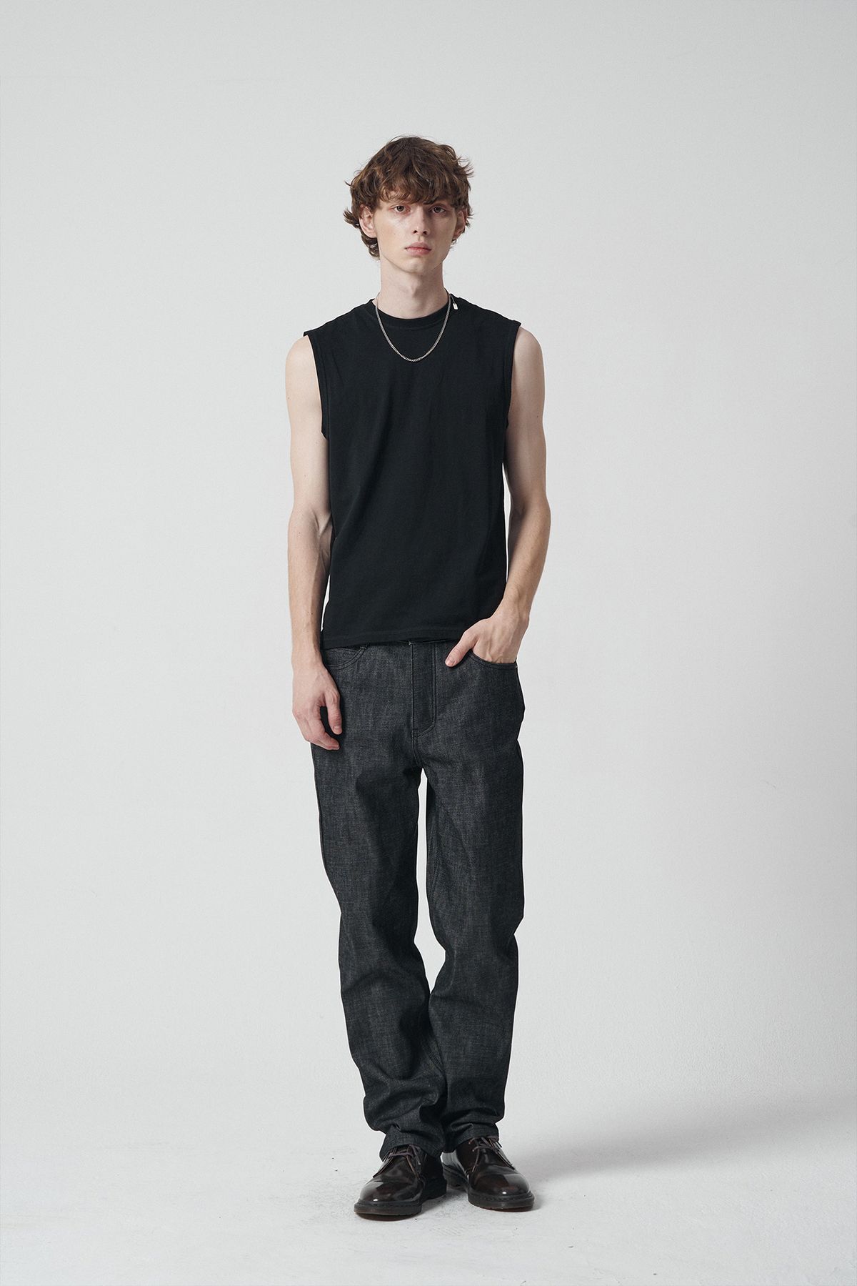 세븐틴엔드(17END) M 001 NON FADE JEANS BK