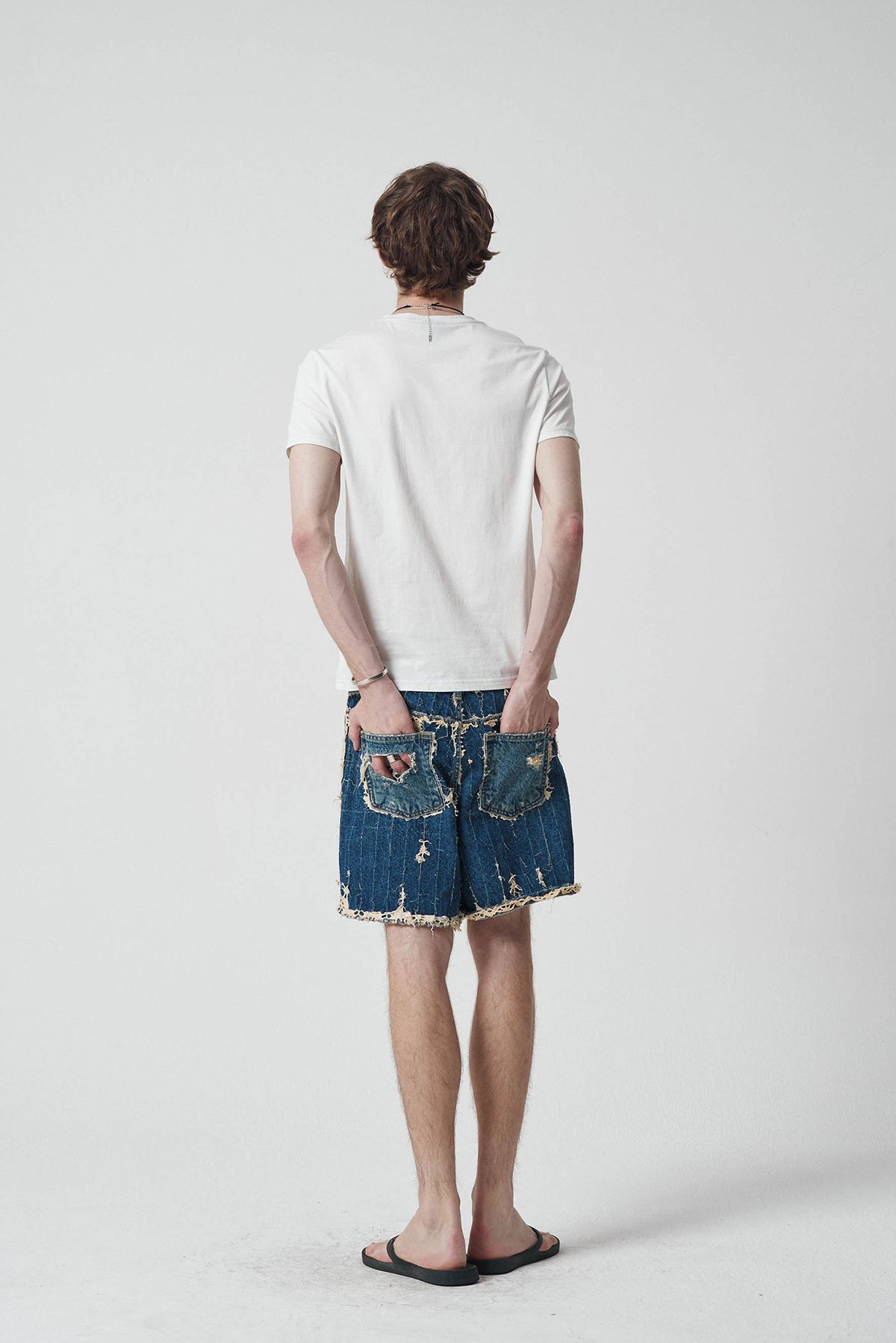 세븐틴엔드(17END) M 016 LACE SHORTS