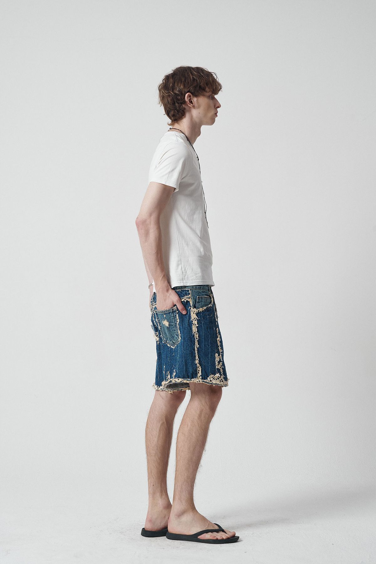 세븐틴엔드(17END) M 016 LACE SHORTS
