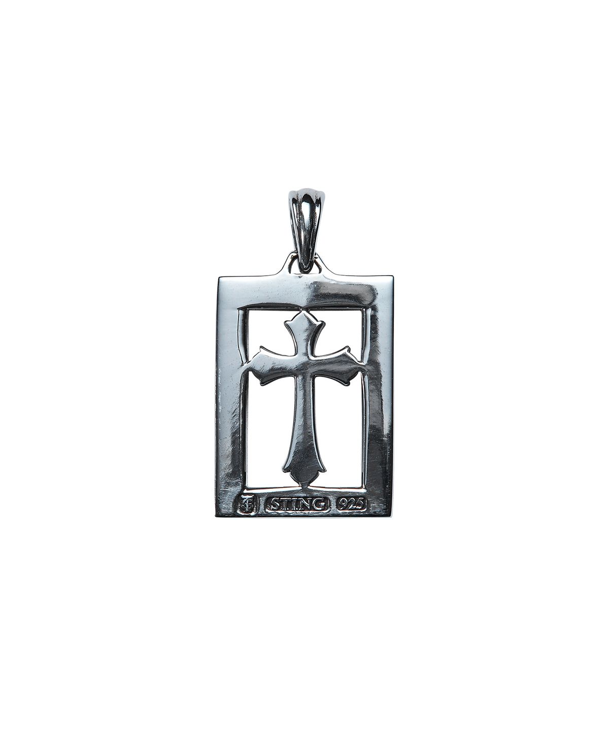 스팅925(STING925) Meander Frame Royal Cross Pendant