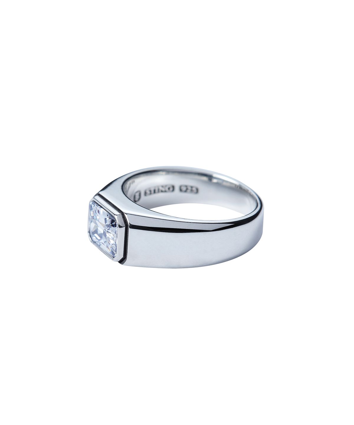 스팅925(STING925) Emerald Cut Signet Ring