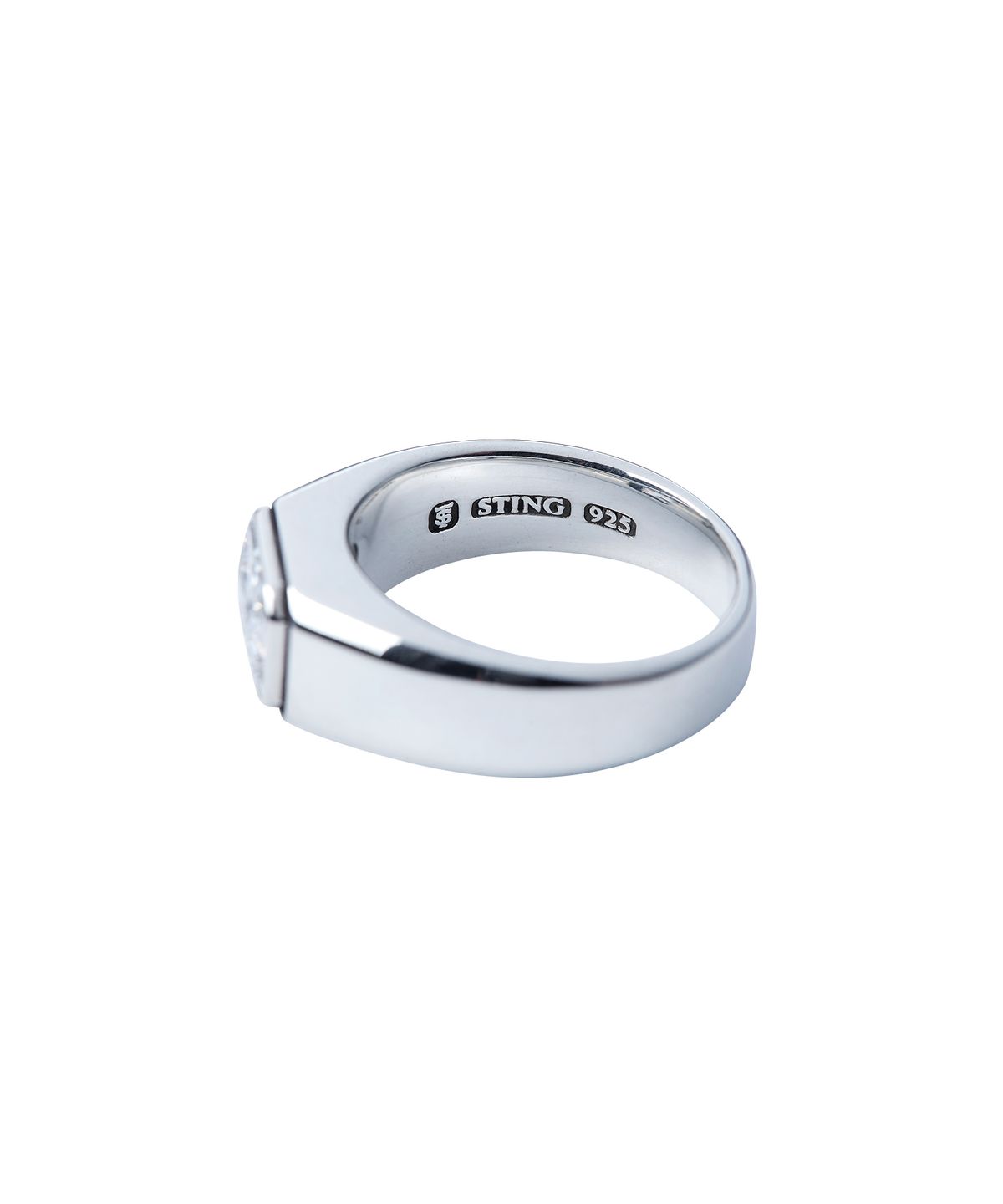 스팅925(STING925) Emerald Cut Signet Ring