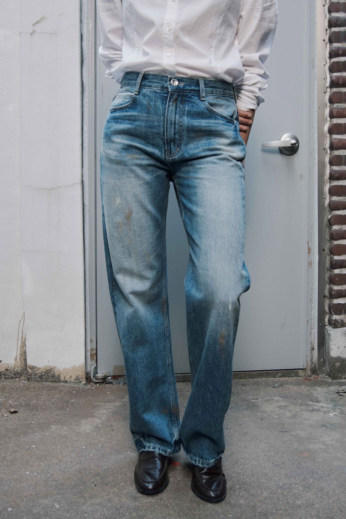 세븐틴엔드(17END) F 03 SELVEDGE WASHING JEANS
