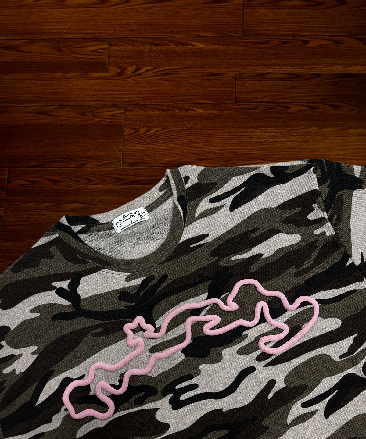 떨스티(THIRSTY) CAMO WAFFLE T SHIRT