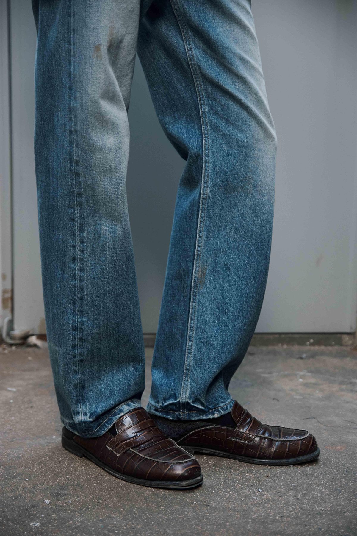세븐틴엔드(17END) M 03 SELVEDGE WASHING JEANS
