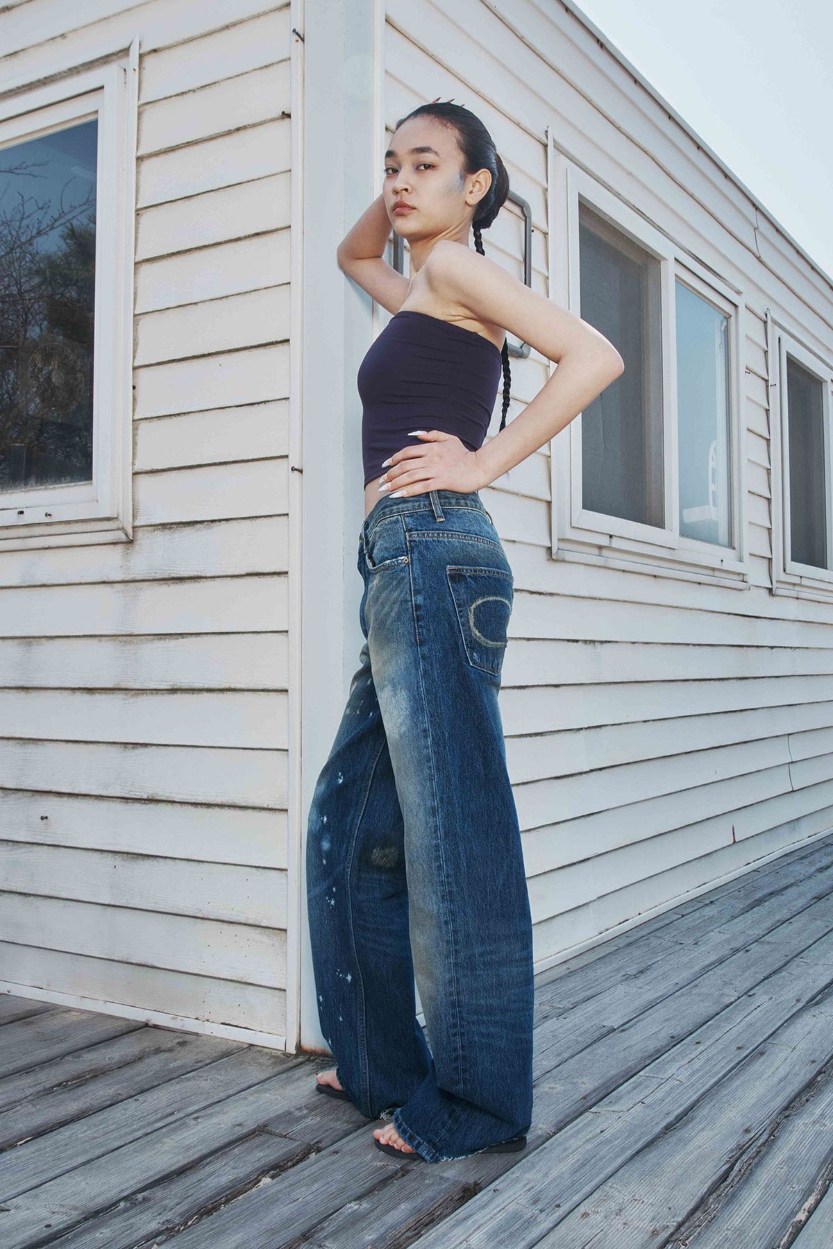 세븐틴엔드(17END) F029 MUD JEANS
