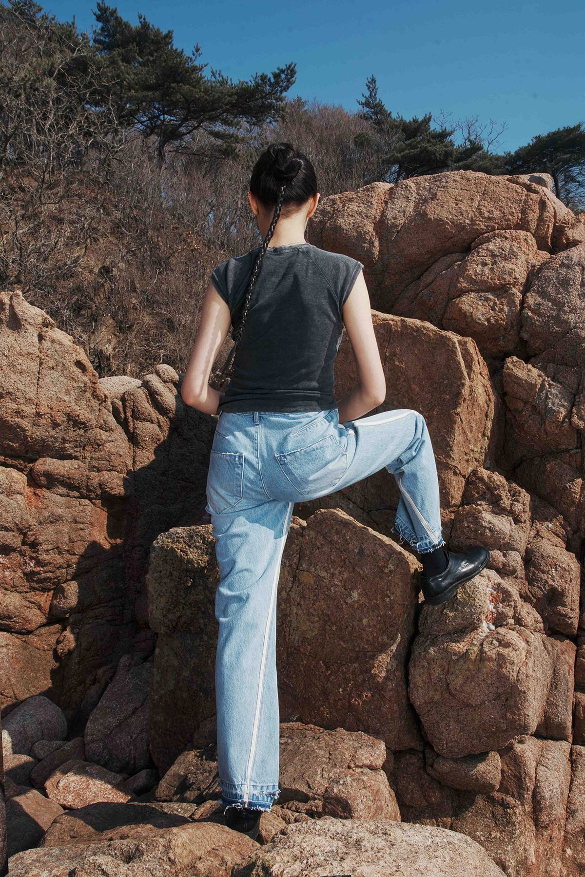세븐틴엔드(17END) F 018 SIDE JEANS