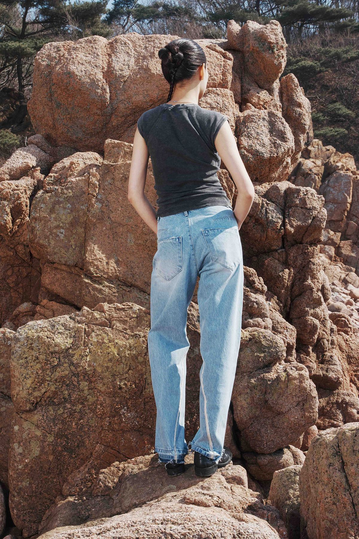세븐틴엔드(17END) F 018 SIDE JEANS