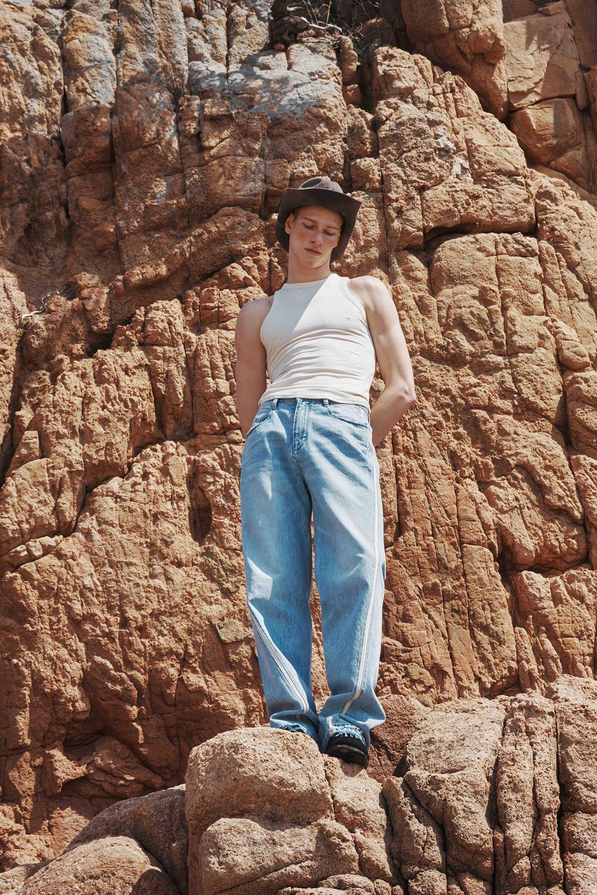 세븐틴엔드(17END) M 018 SIDE JEANS