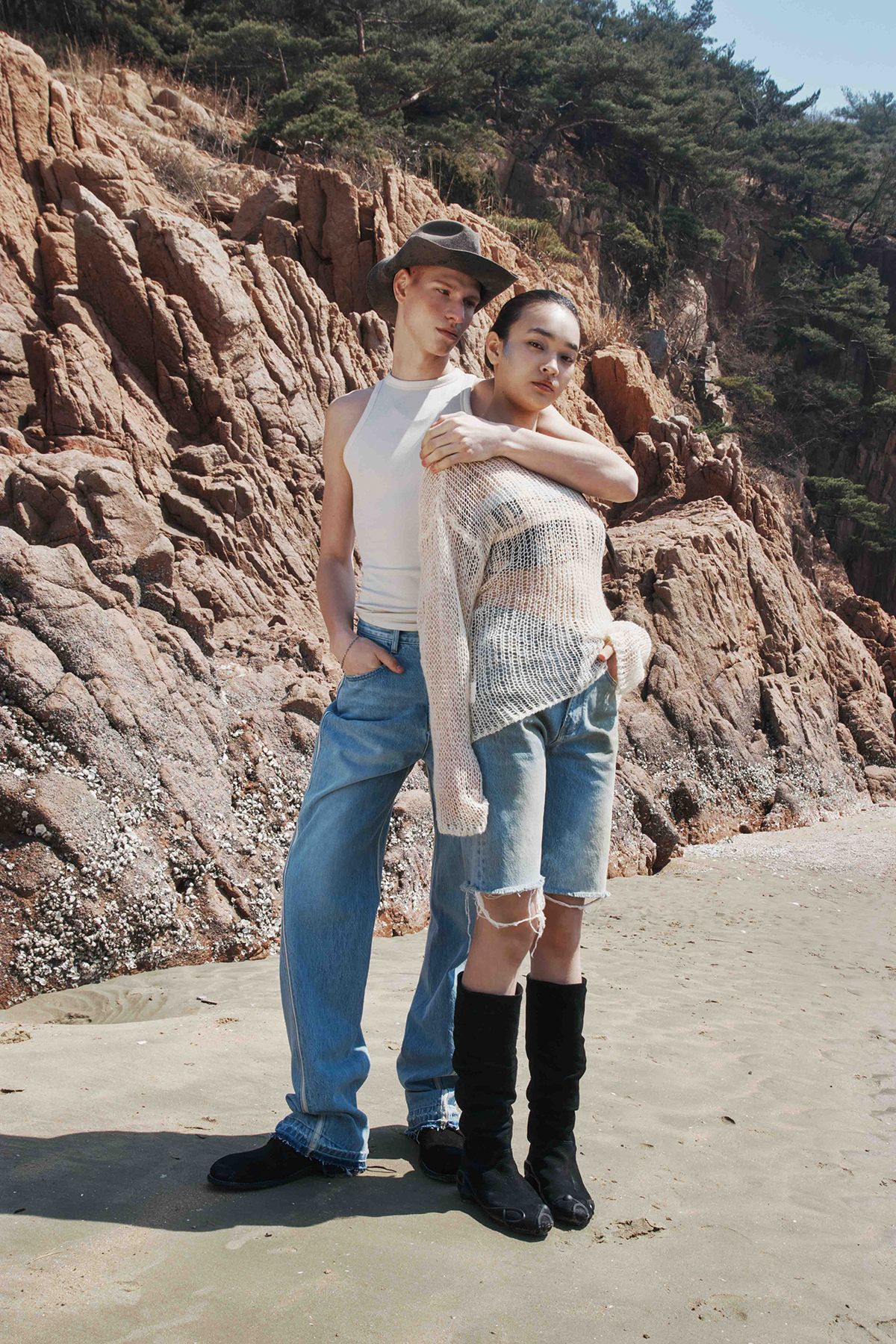 세븐틴엔드(17END) M 018 SIDE JEANS