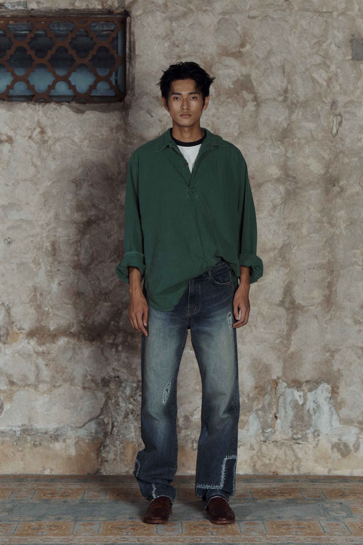 세븐틴엔드(17END) M 013 SELVEDGE BORO DENIM