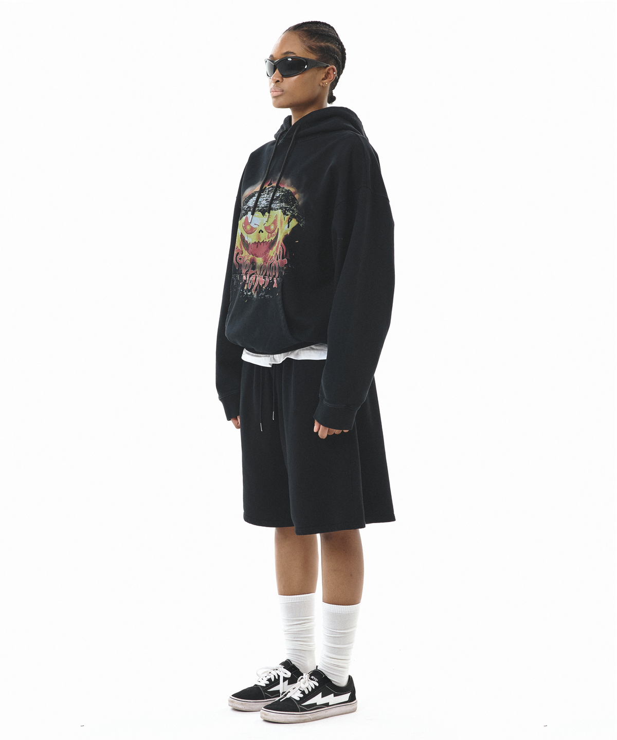 레어 온 레어(RARE ON RARE) 펌킨 그래픽 후디