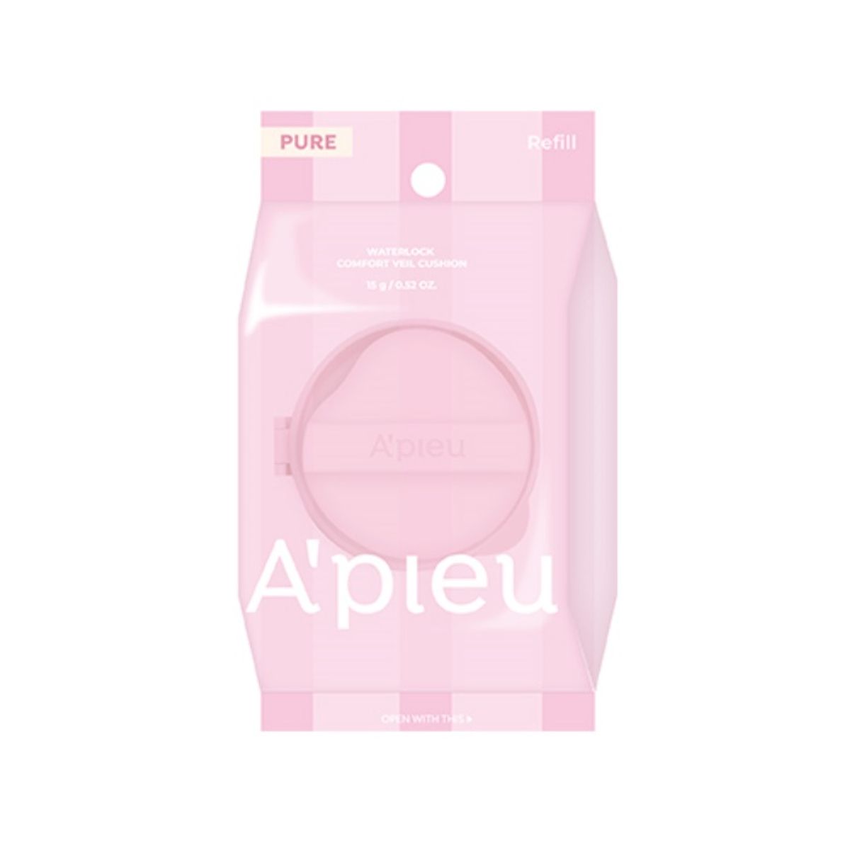 어퓨(APIEU) [리필] 워터락 컴포트 베일 쿠션 15g (3종 택1)