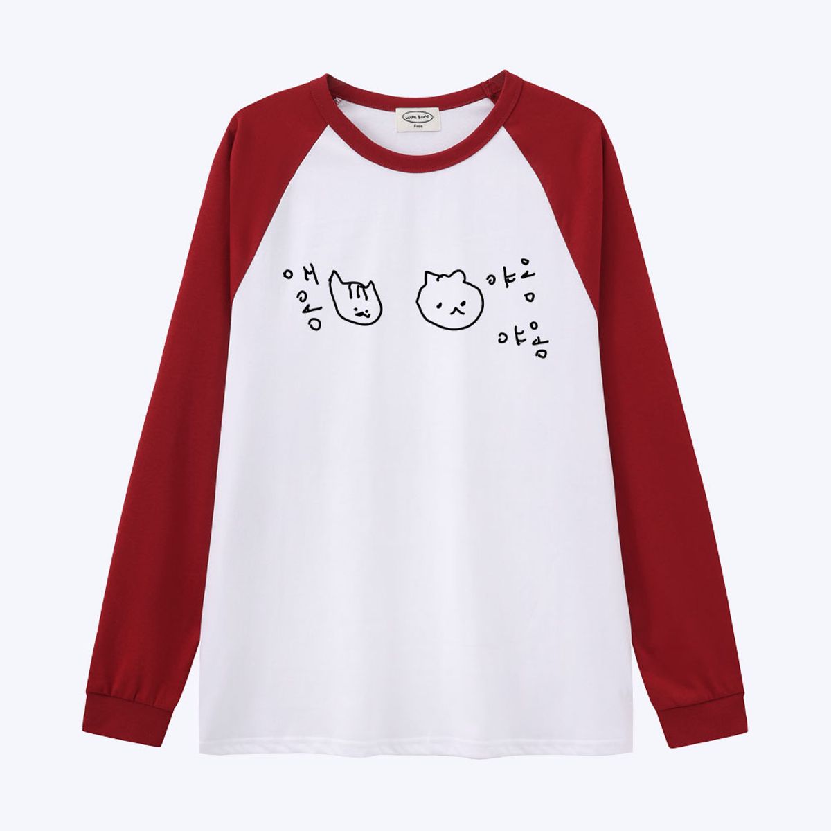 위드썸(WITHSOME) [withsome made]엉망 진창 마라 고앵이 애옹 야옹 귀염나그랑 티셔츠