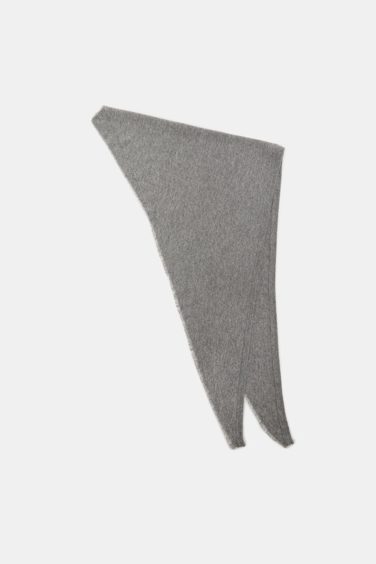 쿠론(COURONNE) Triangle Wool Muffler_RCAJX25641GYX