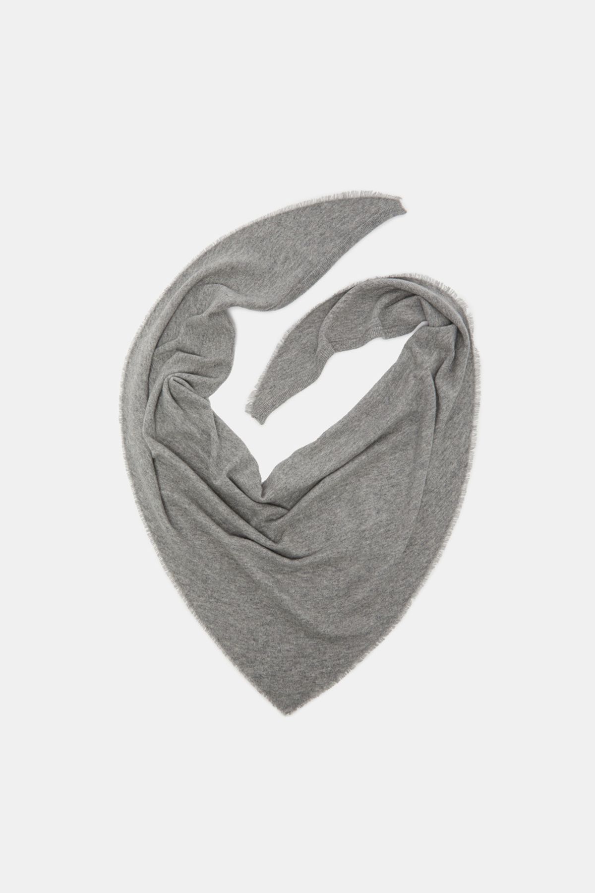 쿠론(COURONNE) Triangle Wool Muffler_RCAJX25641GYX