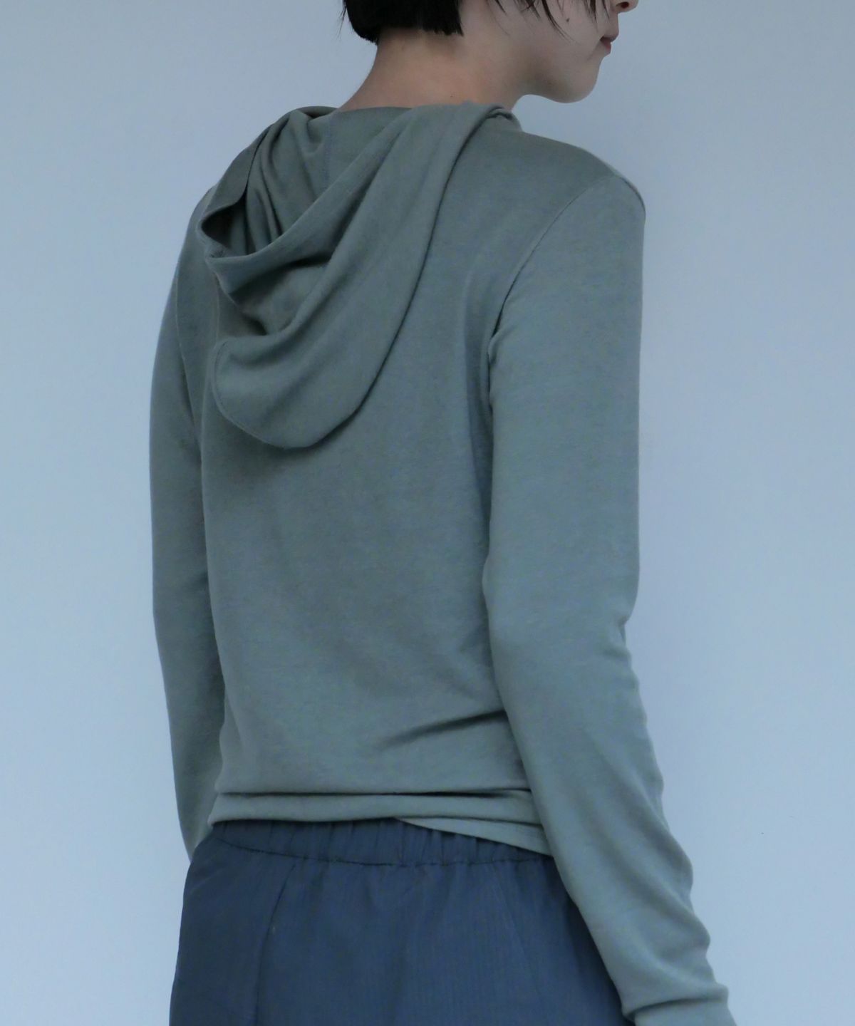 차마스포츠랩(CHAMASPORTSLAB) Wool Blend Hoody_ Khaki