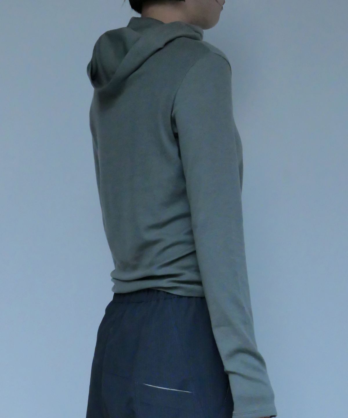 차마스포츠랩(CHAMASPORTSLAB) Wool Blend Hoody_ Khaki