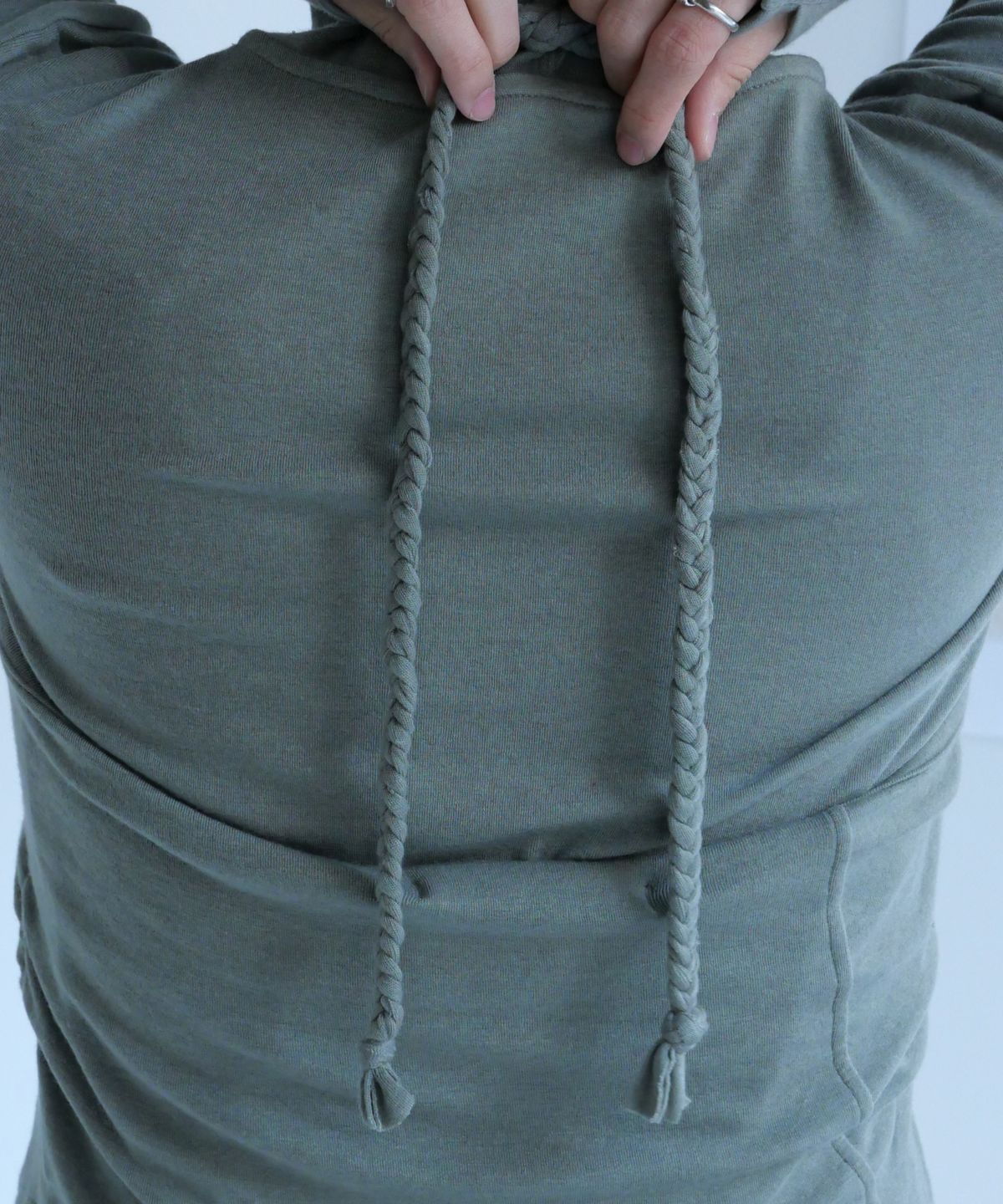 차마스포츠랩(CHAMASPORTSLAB) Wool Blend Hoody_ Khaki