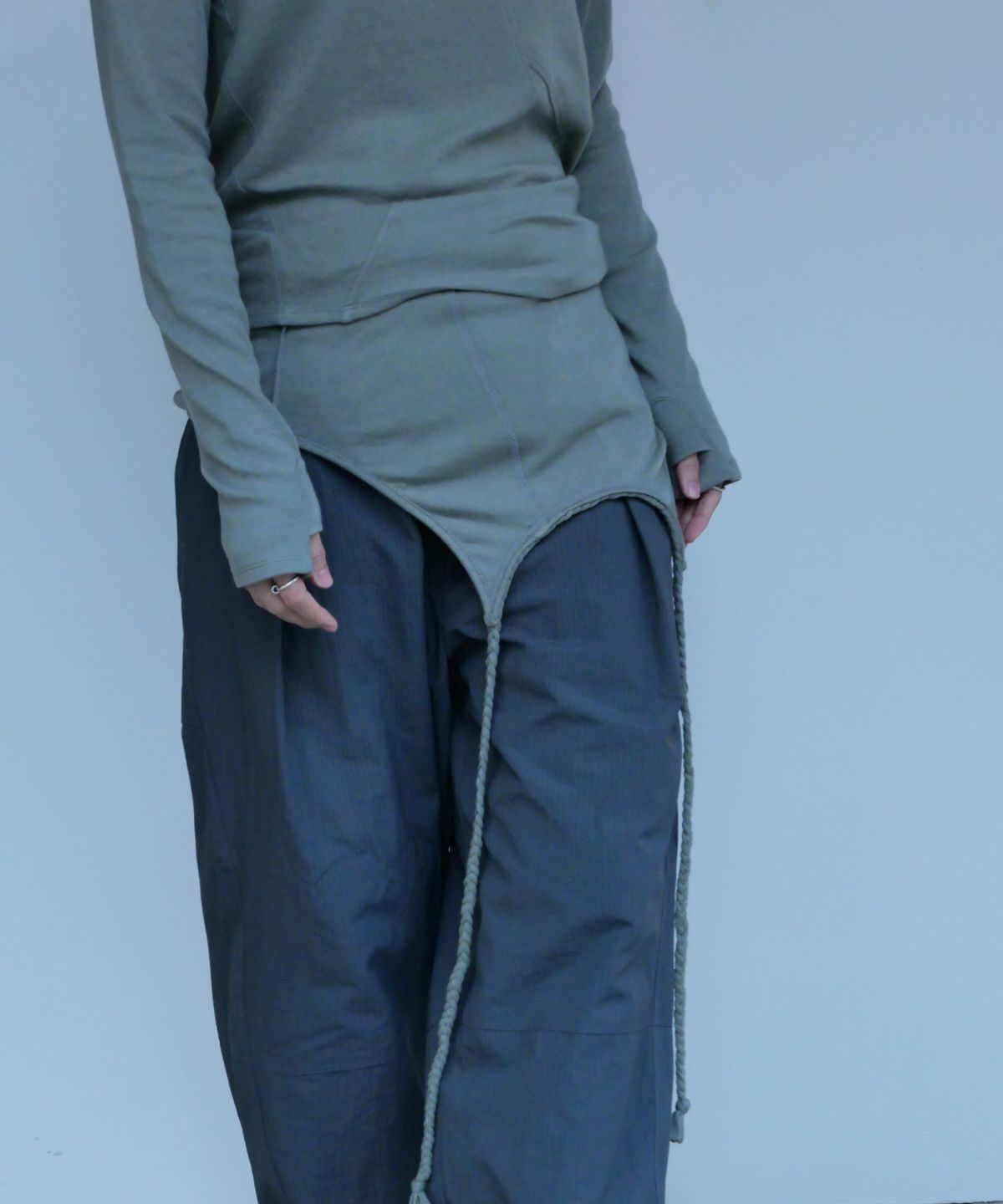 차마스포츠랩(CHAMASPORTSLAB) Wool Blend Hoody_ Khaki