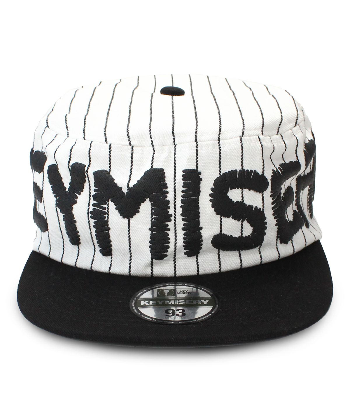 키미저리(KEYMISERY) 위스퍼 필박스 캡 (스트라이프)