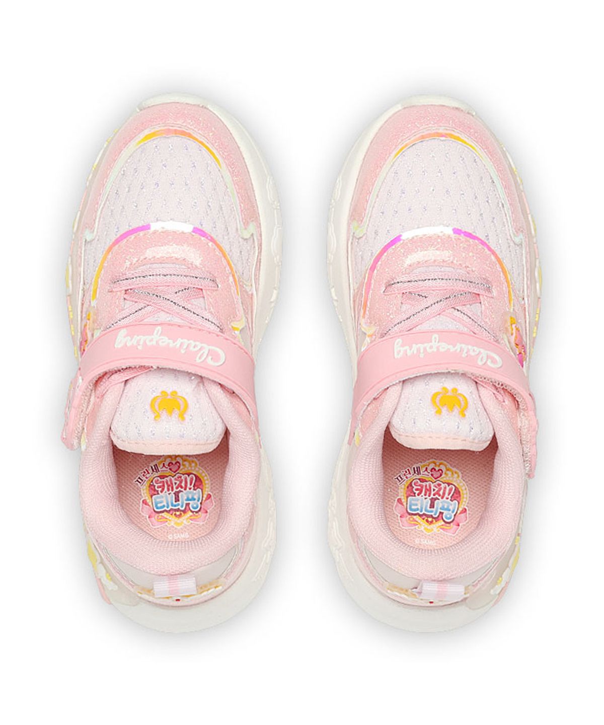 슈마커 키즈(SHOEMARKERKIDS) 캐치티니핑 LED 운동화_라이트핑크