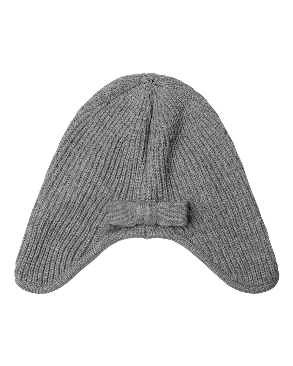 더뮤지엄비지터(THEMUSEUMVISITOR) RIBBON KNIT BEANIE (GREY)