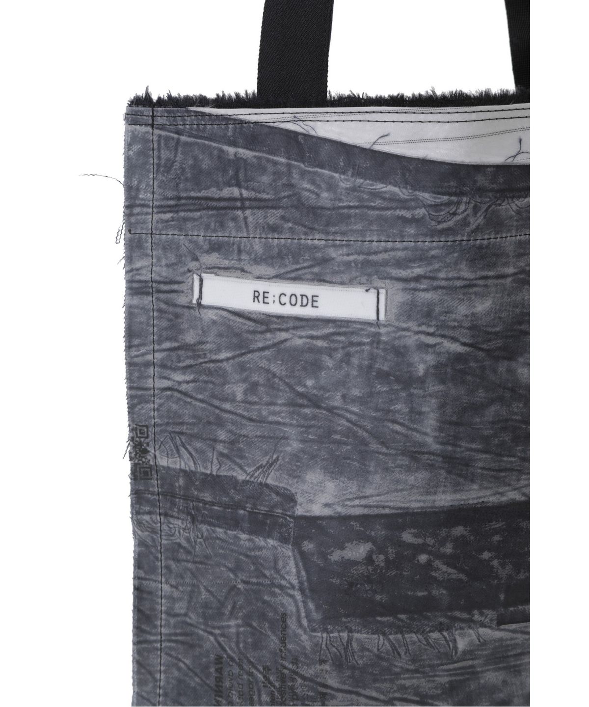 래코드(RECODE) Puzzle Printing Small Ecobag RYBAM23410OTX