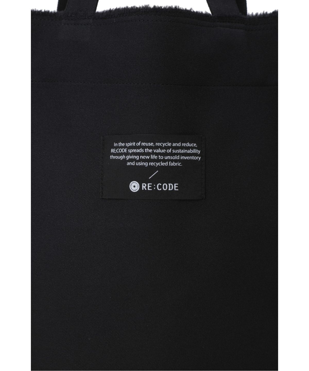 래코드(RECODE) Puzzle Printing Small Ecobag RYBAM23410OTX