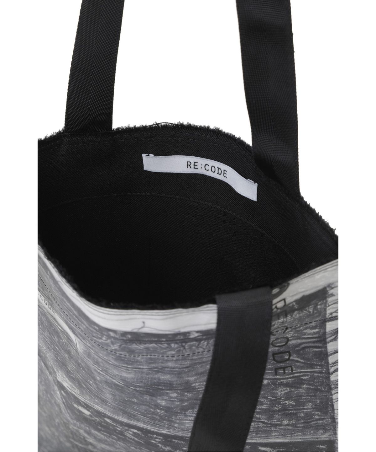 래코드(RECODE) Puzzle Printing Small Ecobag RYBAM23410OTX