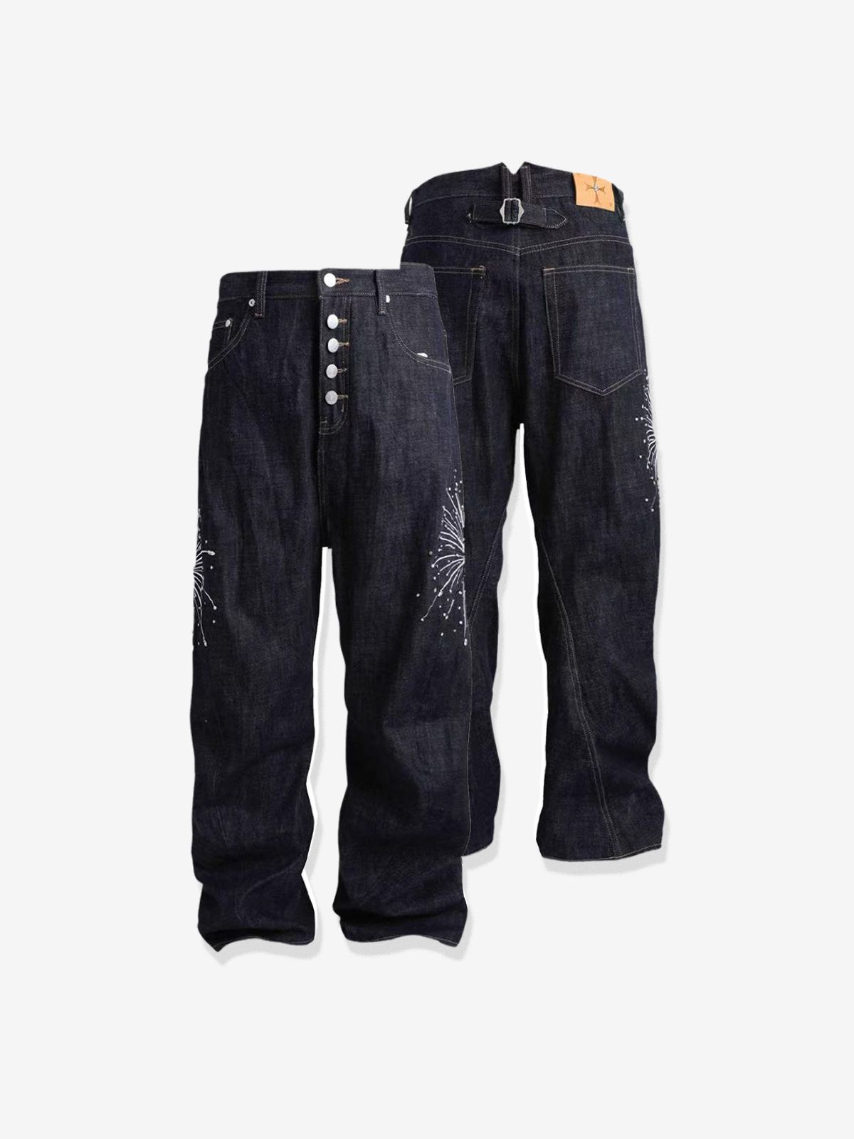 스팁(STEEPC) Fireworks*80s curved  jeans