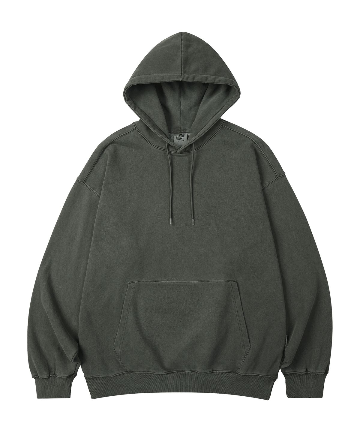 와일드락(WILDROCK) Wild Basic 피그먼트 오버핏 후드_5 COL