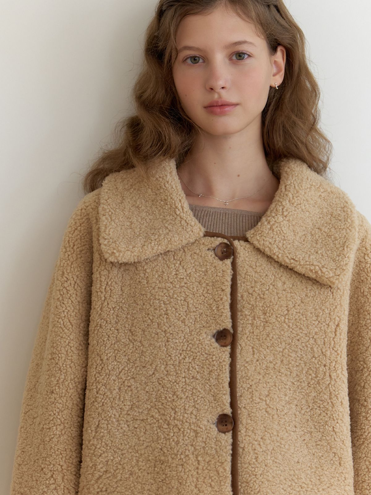 리엘(RE L) Mew reversible mustang (caramel)