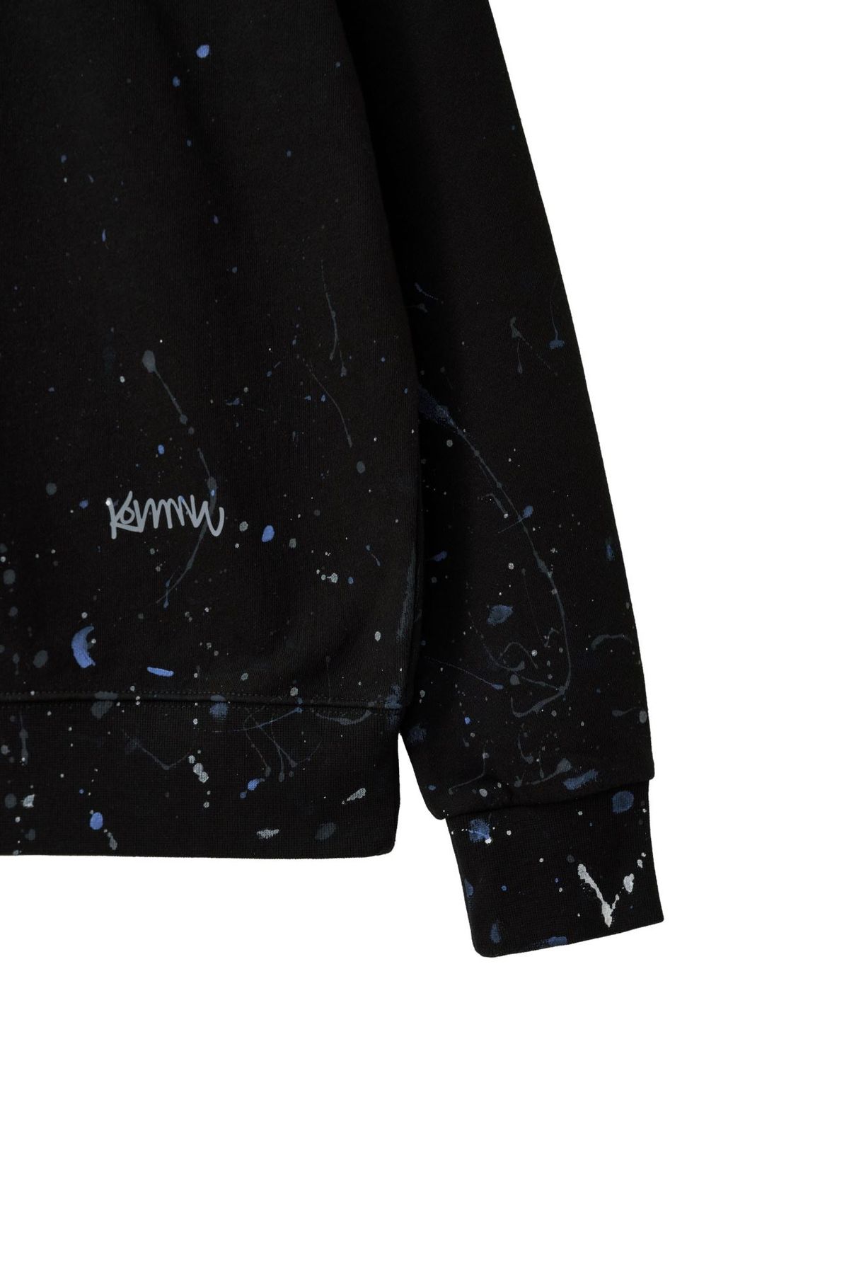 커뮨더웨어(KOMMUNTHEWEAR) 커뮨 핸드 프린트 스웻셔츠