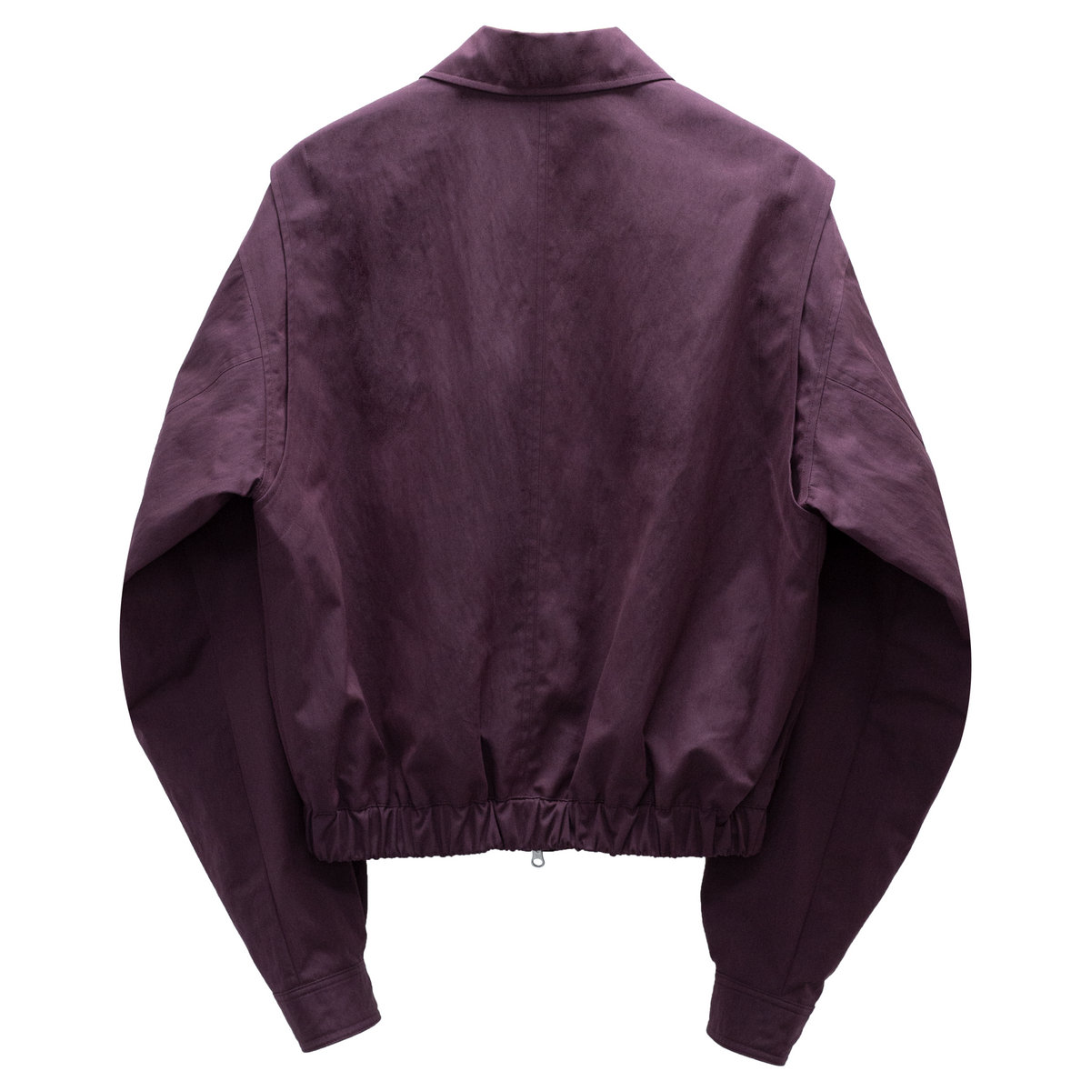 그레이지(GREIIGE) 카라 크롭 블루종 (BURGUNDY)