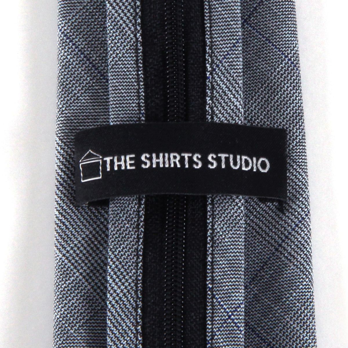 더셔츠스튜디오(THE SHIRTS STUDIO) 그레이 포멀 체크 자동 넥타이