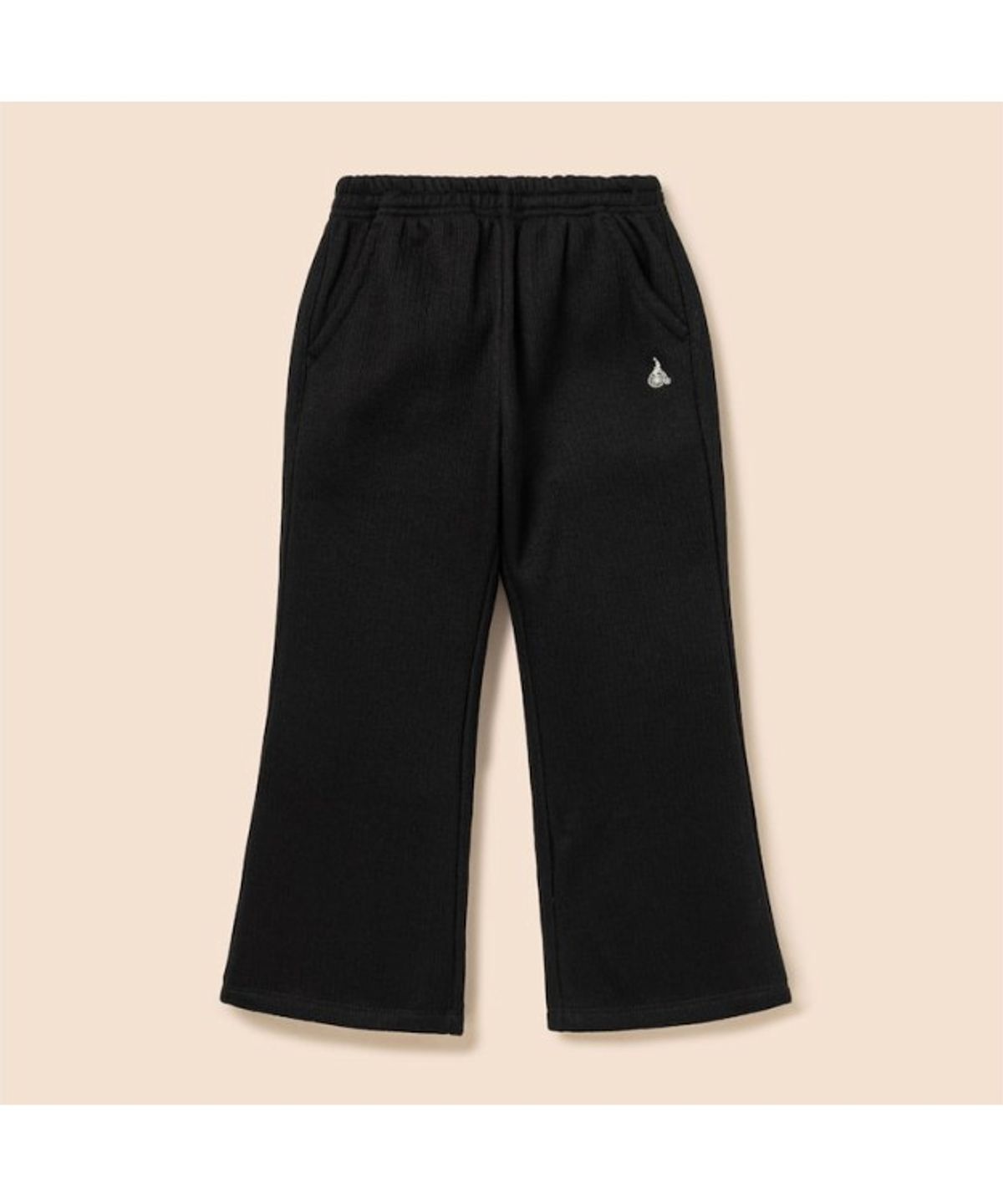 빈폴 키즈(BEANPOLE KIDS) 니트라이크 여아 부츠컷 기모 팬츠  블랙 (BI5Y21G015)