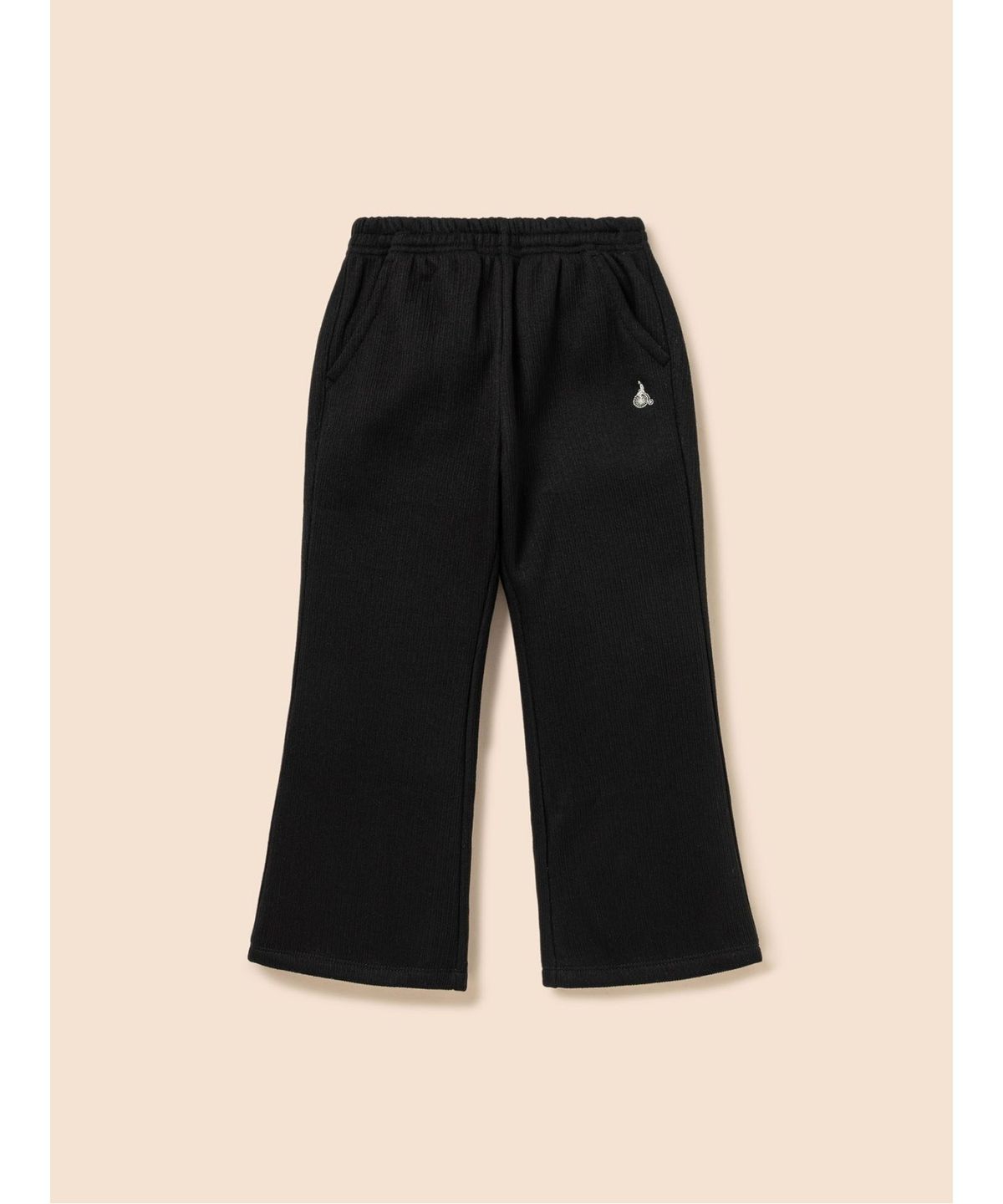 빈폴 키즈(BEANPOLE KIDS) 니트라이크 여아 부츠컷 기모 팬츠  블랙 (BI5Y21G015)