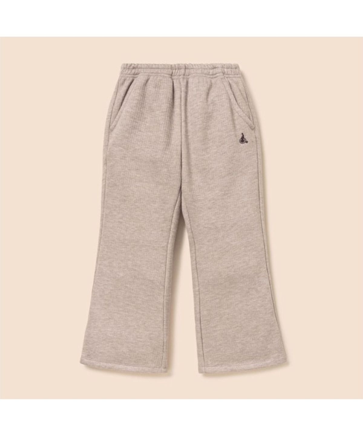빈폴 키즈(BEANPOLE KIDS) 니트라이크 여아 부츠컷 기모 팬츠  베이지 (BI5Y21G01A)