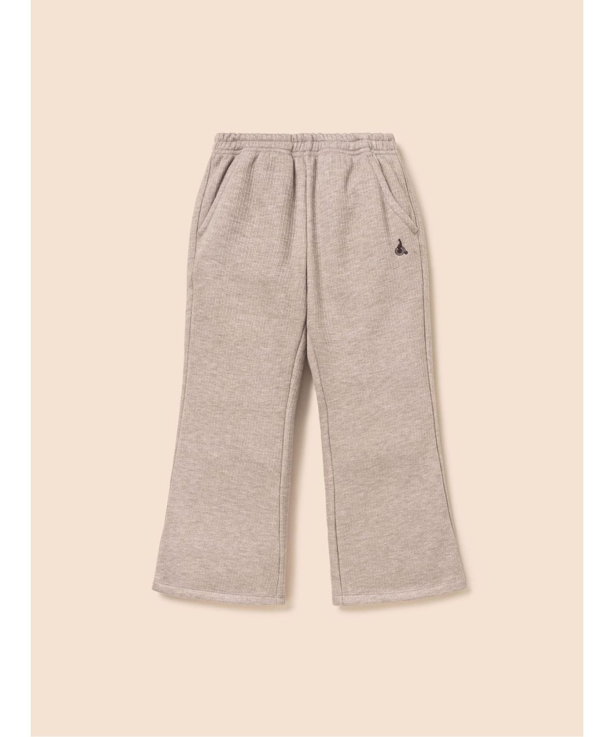 빈폴 키즈(BEANPOLE KIDS) 니트라이크 여아 부츠컷 기모 팬츠  베이지 (BI5Y21G01A)