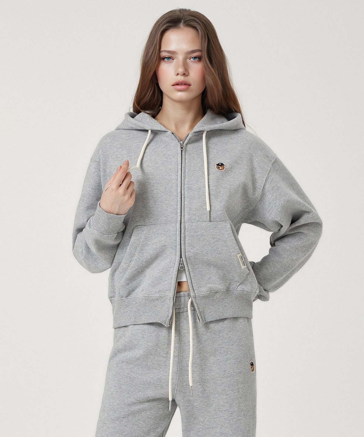 후아유(WHO.A.U) Steve Hood Zip-up(F) / WHMZG2221F