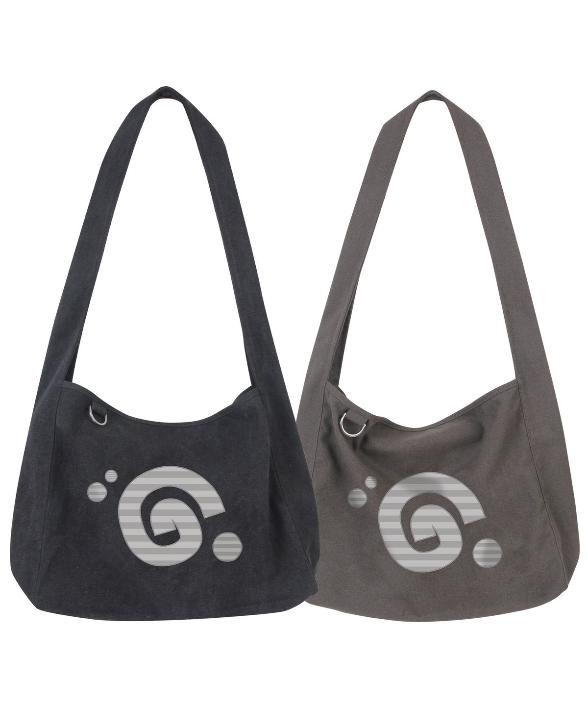 그레이버(GRAVER) [UNISEX]G SYMBOL 코튼 캔버스 크로스백_2color