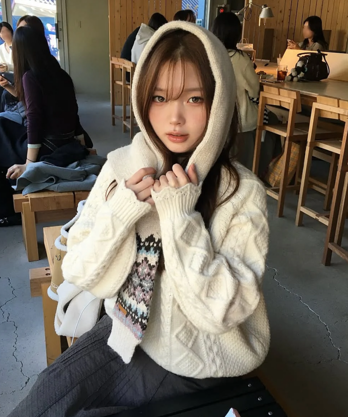 제너럴아이디어(GENERALIDEA) UNISEX 노르딕 머플러 [3COL] / SBE4U96013