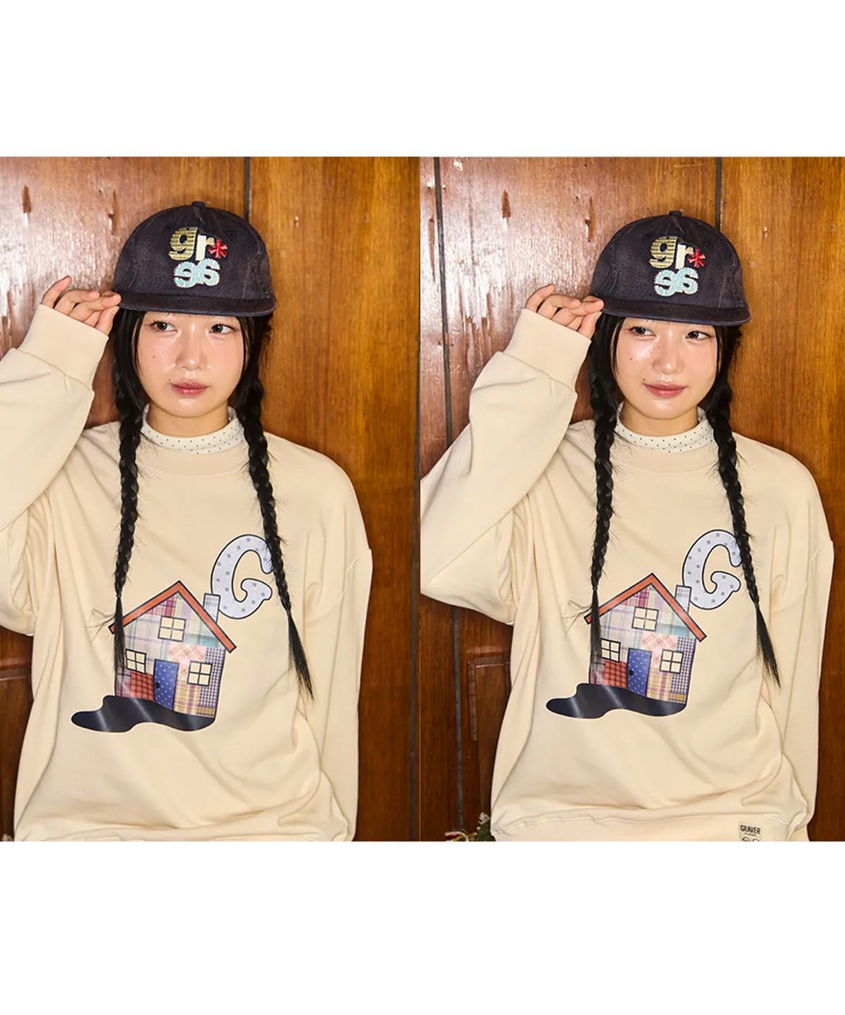 그레이버(GRAVER) [UNISEX]GRAE-S 캠프캡_2color