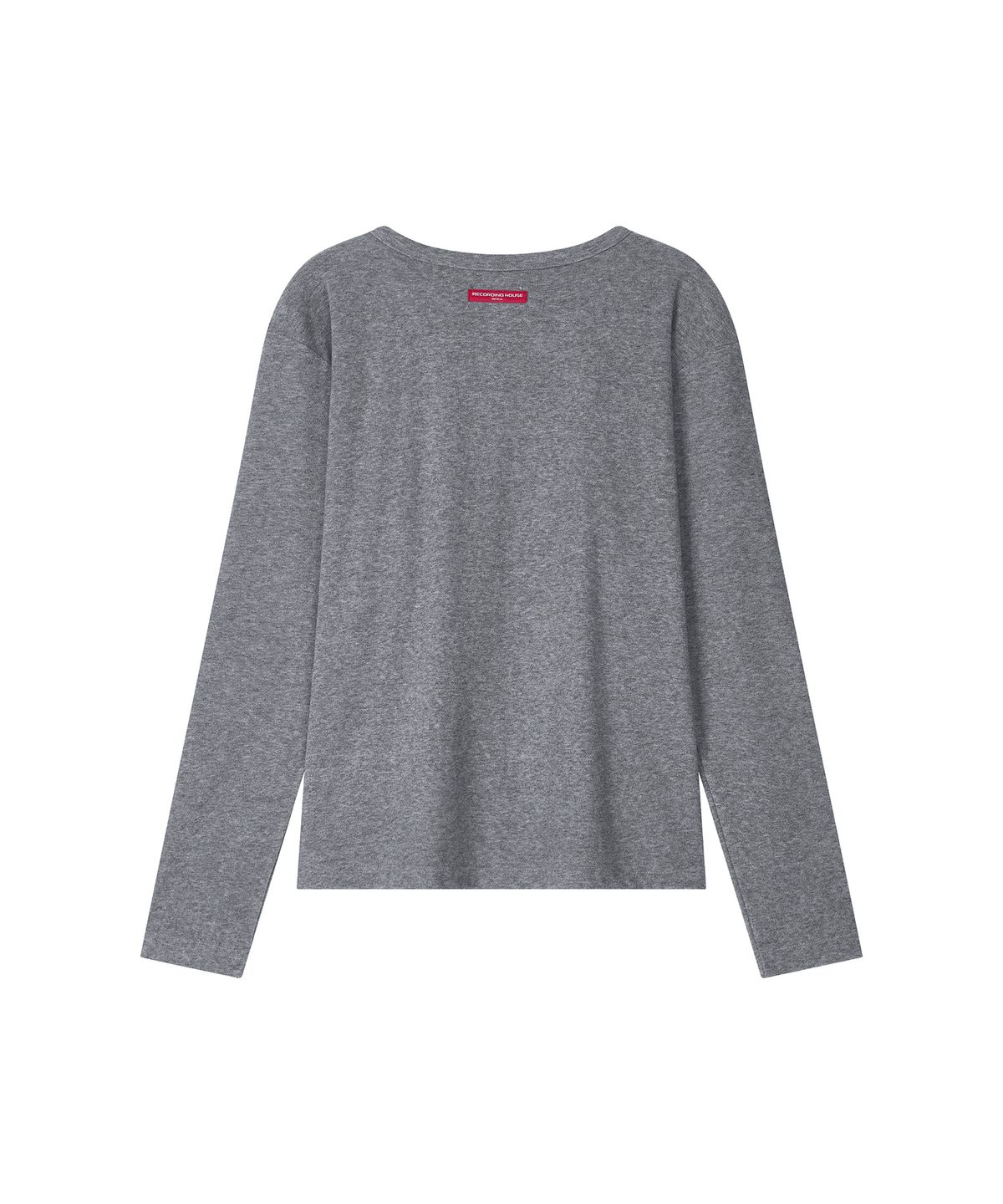 레코딩하우스(RECORDINGHOUSE) REC TERRY HENLEY-NECK [GREY]