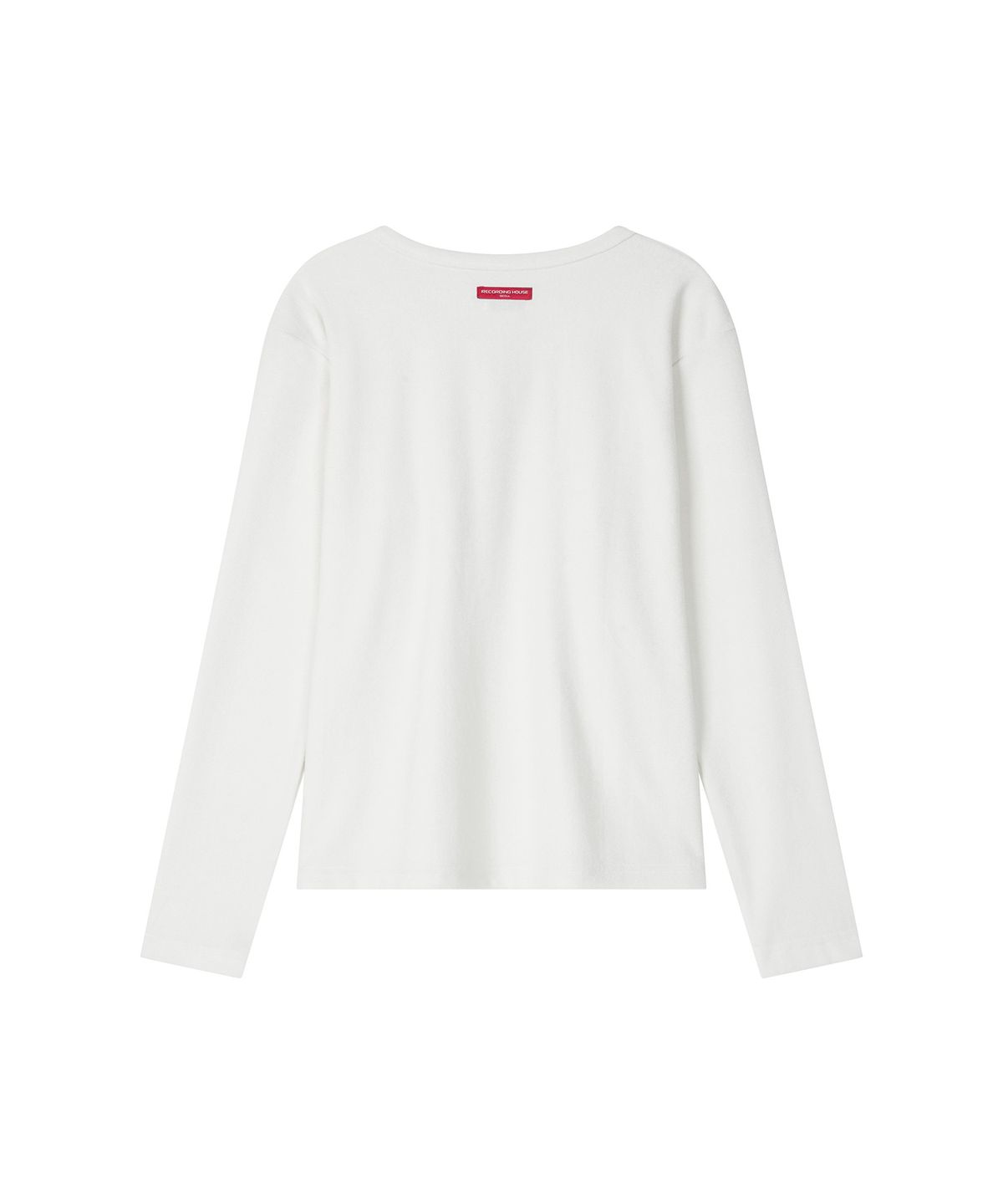 레코딩하우스(RECORDINGHOUSE) REC TERRY HENLEY-NECK [WHITE]