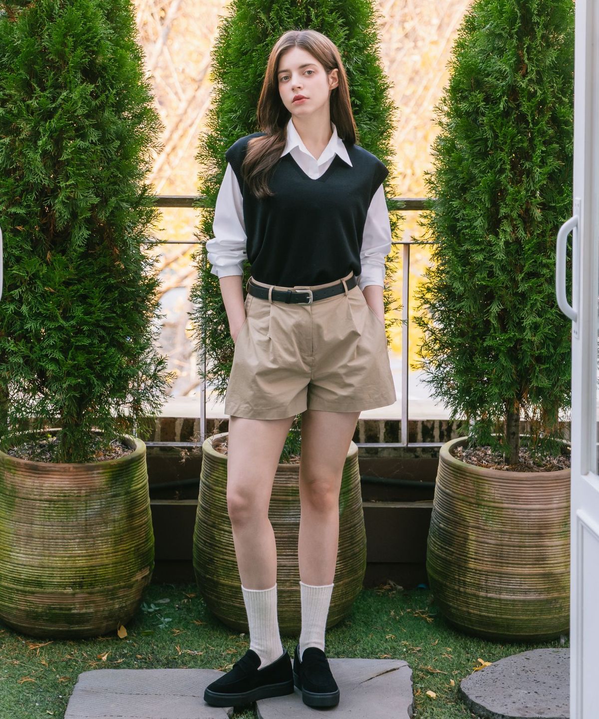 디퍼슈(DIFFERSHOE) 아덴 스니커즈 로퍼 6CM [블랙]